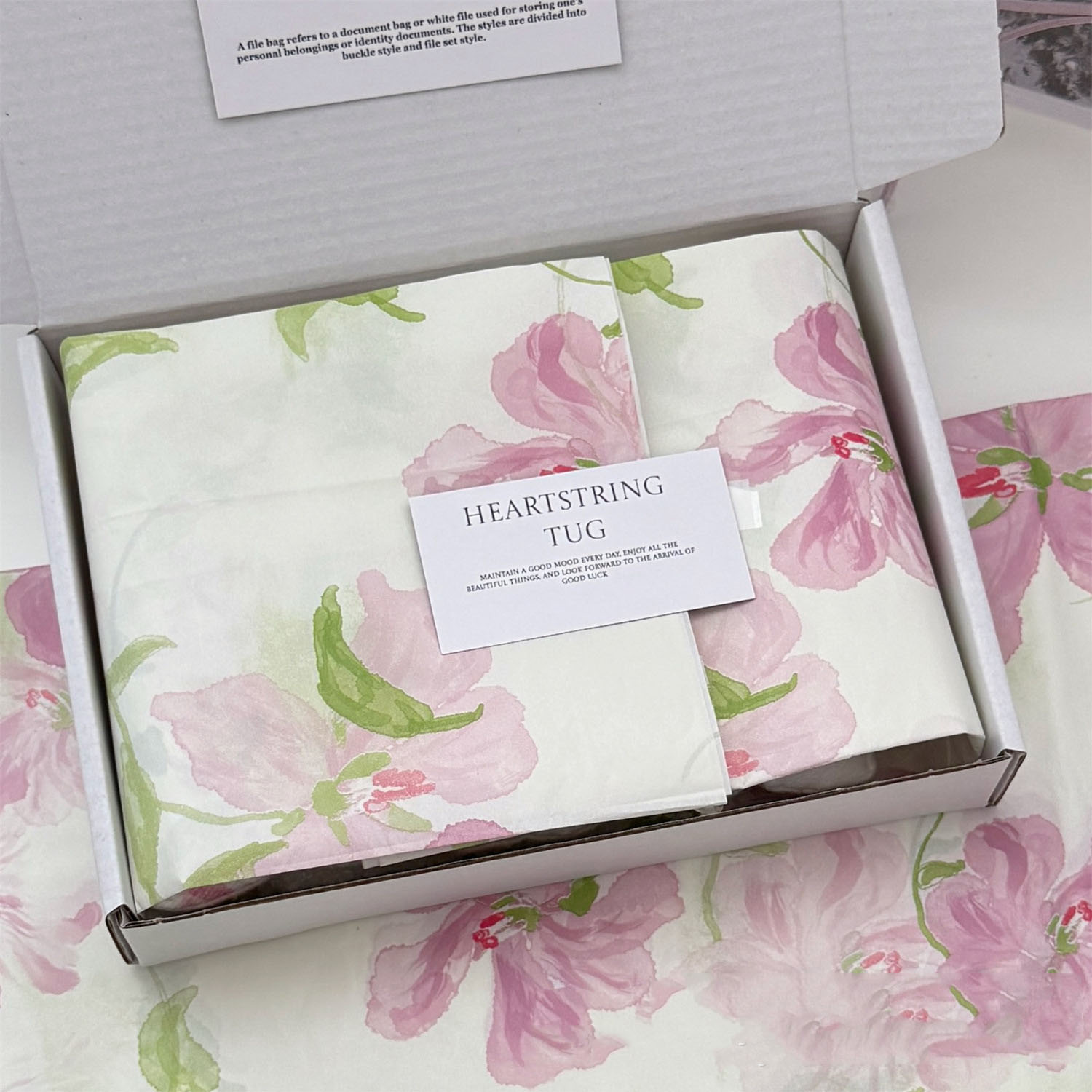Flower Wrap Kraft - Papier do pakowania prezentów z motywem