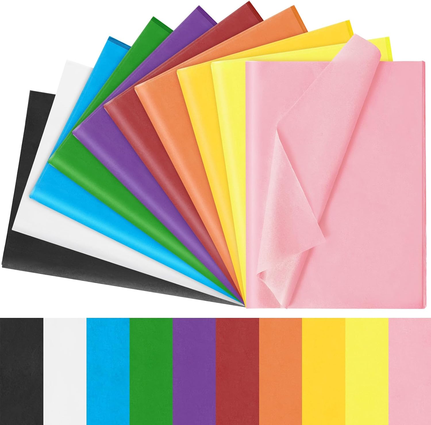 Flower Wrap Kraft - 10 sztuk 50*66cm kolor bibułka papierowa