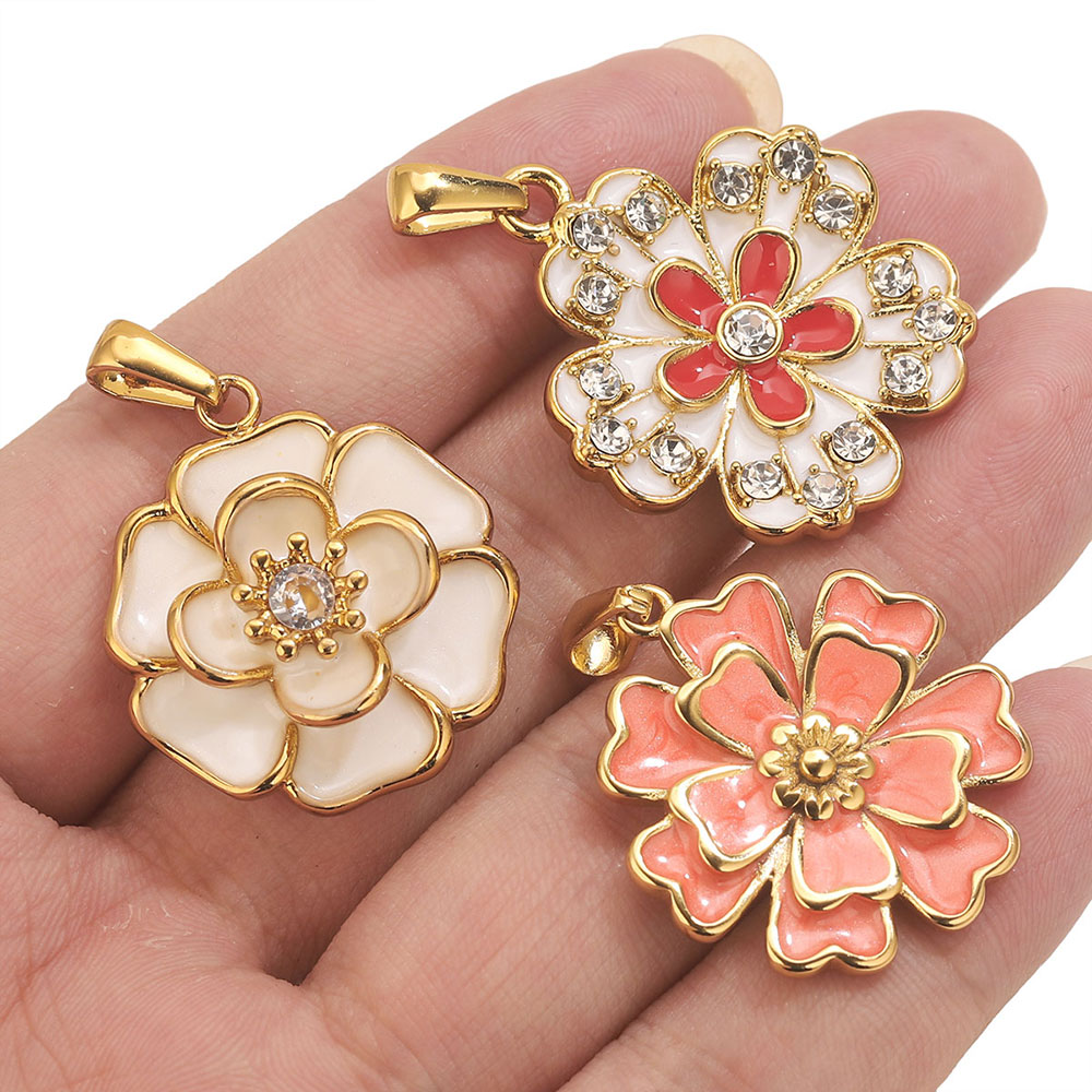 2 SZT. Emaliowane zawieszki w  – Flower Supply recenzja i cena