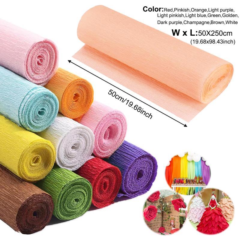 Rolka kolorowego papieru krepo – Flower Wrap Kraft recenzja i cena