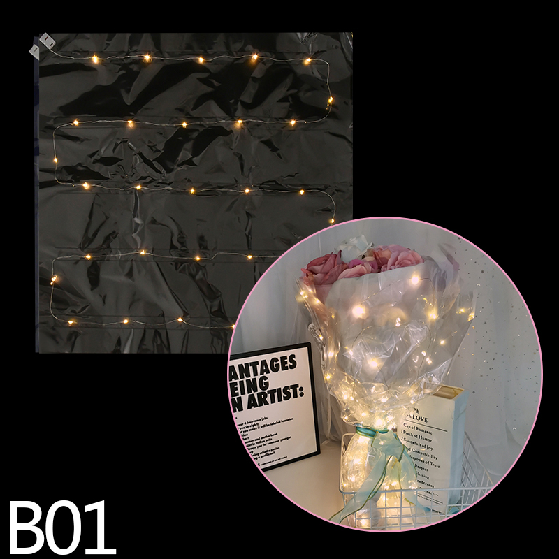 60x60cm LED świecący kwiat pap – Flower Wrap Kraft recenzja i cena