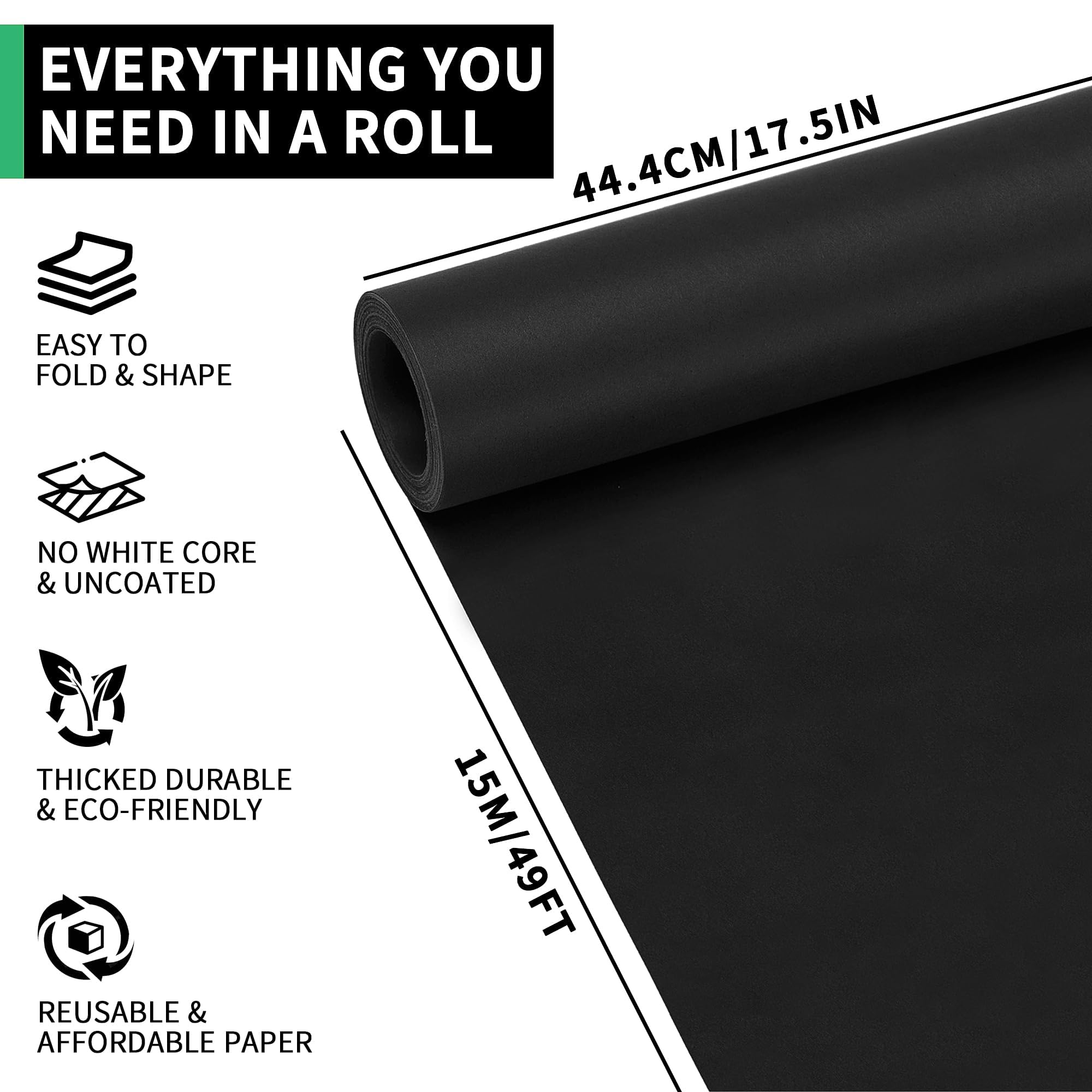 Papier pakowy Czarny papier do – Flower Wrap Kraft recenzja i cena