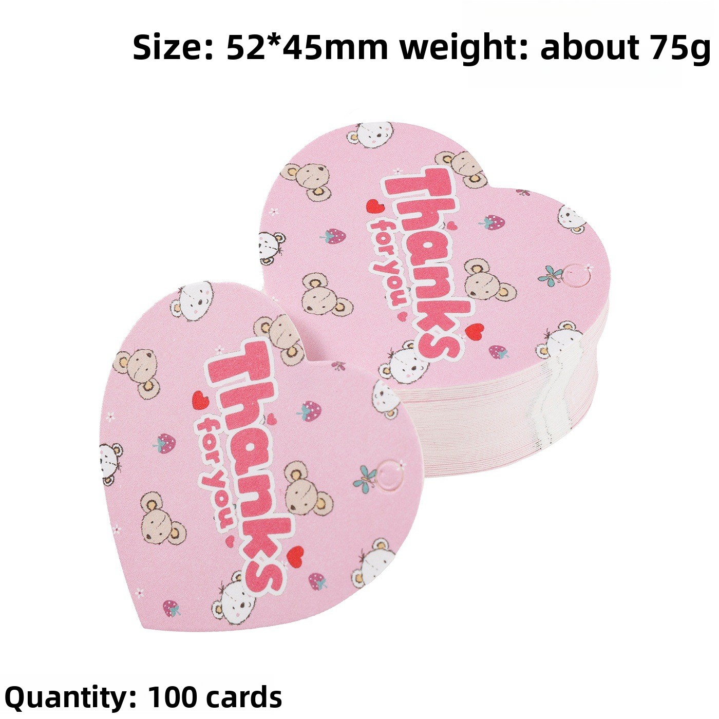100 szt. Etykietki z podziękow – Flower Supply recenzja i cena