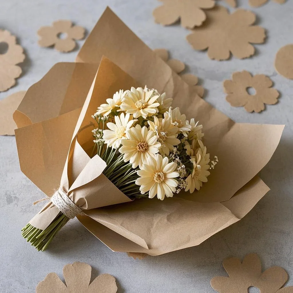 YITAPE 30cm*5M Brązowa Rolka P – Flower Wrap Kraft recenzja i cena
