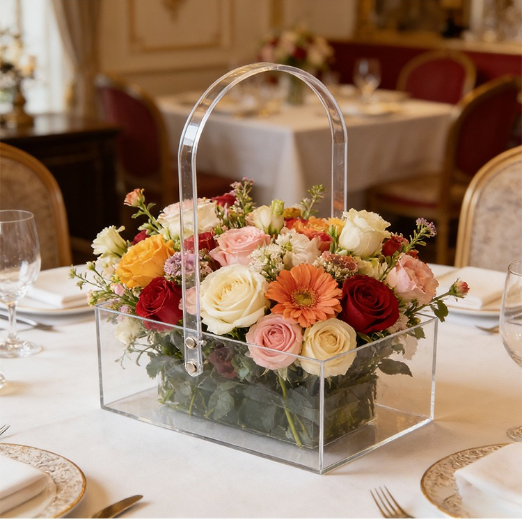 Akrylowe Przezroczyste Prostok – Flower Wrap Kraft recenzja i cena