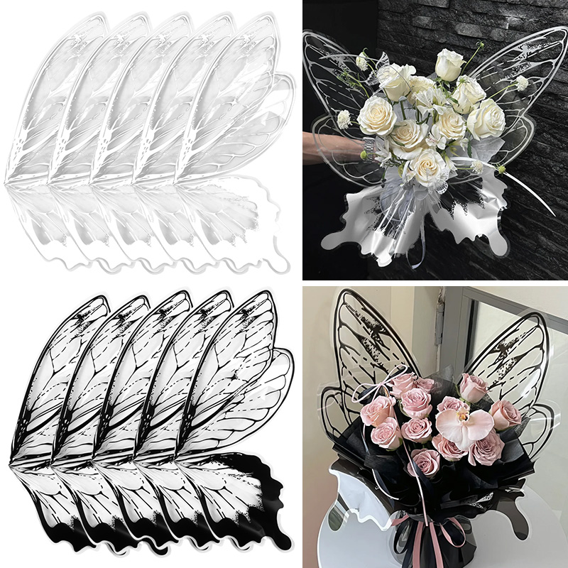 24 szt. Skrzydła motyla kształ – Flower Wrap Kraft recenzja i cena